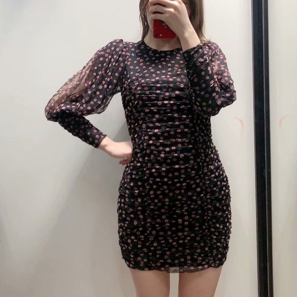 Zara Draped Mini Dress - Picture 7 of 7